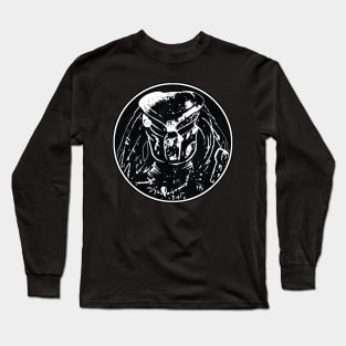 PREDATOR (Circle Black and White) Long Sleeve T-Shirt